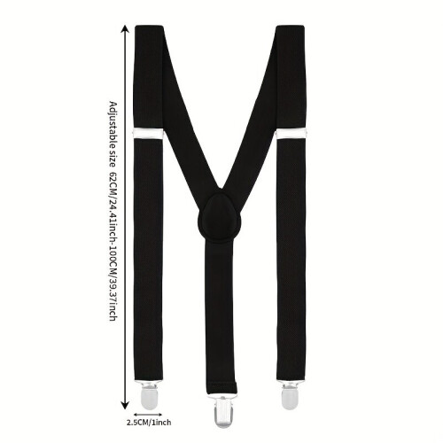 1pc Suspender Clip Versatile Retro Suspenders For Men 2