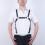 Mens Gothic PU Leather Bondage Harness O Shaped Ring Adjustable Harness Straps 1