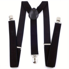 Suspenders For Women And Men Elastic Adjustable Y Back Pant Clips Tuxedo Braces