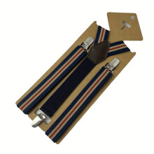 Mens Adjustable High Elasticity Suspenders With 3 Protection Clips Suspenders For Trousers Braces