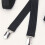 1pc Mens Elastic Suspenders Preppy Elastic Shoulder Strap 4