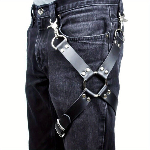 Mens Sexy Bundle Bondage Body Strap Leather Bondage Strap Bundle Sexy Novelty Harness