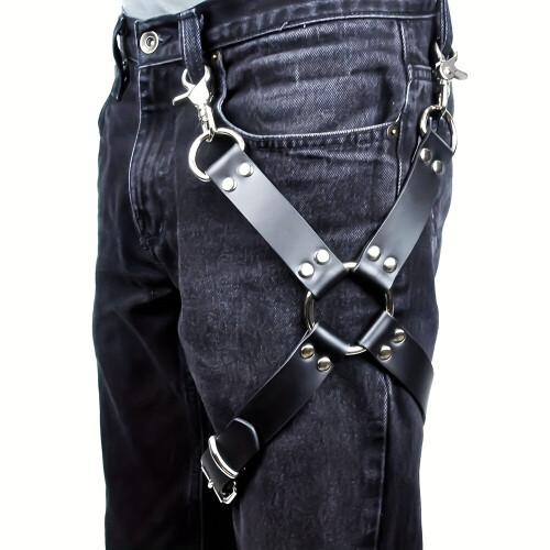 Mens Sexy Bundle Bondage Body Strap Leather Bondage Strap Bundle Sexy Novelty Harness 1