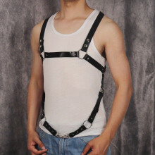 Punk Unisex All match Bondage Belt Leather Belt Street Dance Performance KTV Jewelry Harness