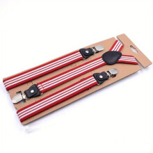 Mens Groomsmen Pants Harness Elderly Pants Elastic Harness Clip Mens Adult Suspenders Non slip Hanging Pants With Buckle