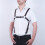 Mens Gothic PU Leather Bondage Harness O Shaped Ring Adjustable Harness Straps 4