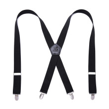 1pc Suspenders Suspenders X Back Adjustable 4 Metal Clips Suspenders For Party Easy To Adjust And Durable For Men
