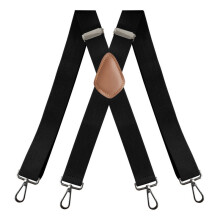 1pc Mens Heavy Duty Suspenders With 4 Snap Hooks 3 X back Adjustable Elastic Trouser Braces Suspenders For Men Casual Work Outdoor For Dad Grandpa Hu