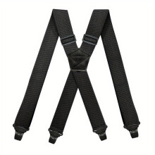Mens Adjustable Elasticity Suspenders For Trousers Braces With 4 Protection Clips Suspenders