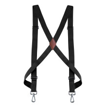 Heavy Duty Trucker Suspenders For Men Work 0 98inch Wide X back With 2 Snap Hooks Mens Adjustable Elastic Suspenders Trouser Braces