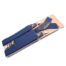 Suspenders For Men Wedding Party Event 3 Y back With 3 Metal Clips Adjustable Elastic Trouser Braces Suspenders Straps For Husband Dad Grandpa