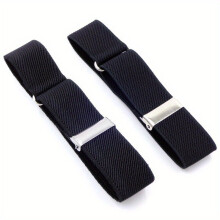 2pcs Elastic Adjustable Arm Band Arm Ring Anti Slip Shirt Garter Sleeve Holders