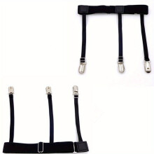 Mens Shirt Stay Suspenders Adjustable Elastic Shirt Tuck Suspenders Non slip Shirt Tuck Suspenders Garter Strap Resistant Clip