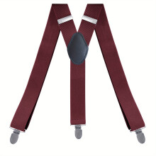 Mens Y shaped Suspenders Mens Three Clip Elastic Suspenders