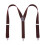KANGDAI Mens Y Shaped Elastic Strong 3 Clip Harness 9
