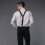 KANGDAI Mens Y Shaped Elastic Strong 3 Clip Harness 10