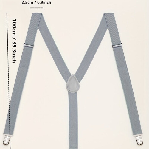 1pc Mens Suspenders Casual Elastic Shoulder Strap 2