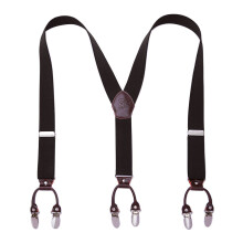 1pc Mens Suspenders Formal Y Back 6 Metal Clips Wide Braces For Wedding Easy To Adjust And Durable