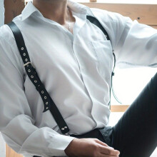 1pc Gentleman Suspenders Chest Belt Casual Suspenders Accessories Suit Suspenders For Men