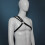 1pc PU Leather Suspender Decorative Leather Harness For Gothic Performance For Men 6