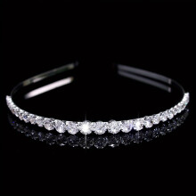 Rhinestone Headband Queen Crown Head Hoop Head Jewelry Bridal Wedding Hair Accessories