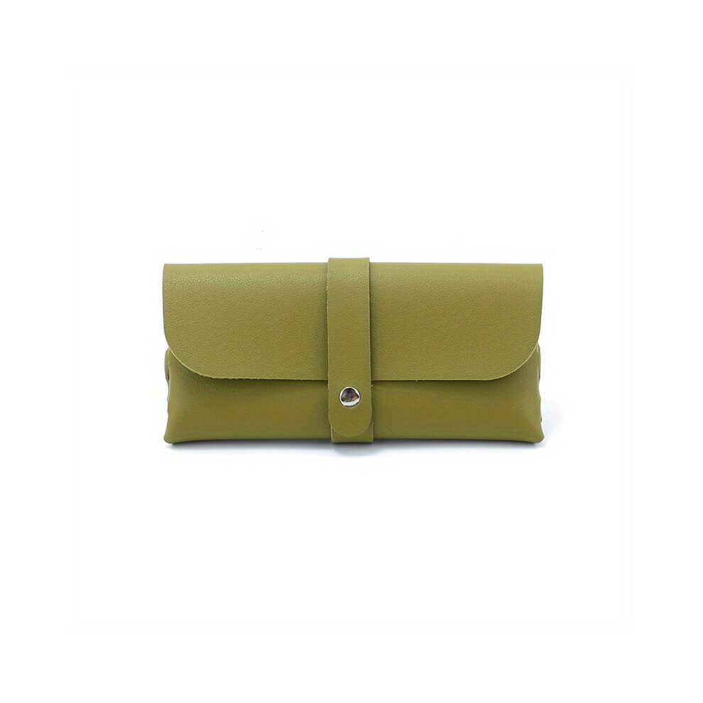 Solid Magnetic Glasses Bag Macaroon PU Leather Sunglasses Reading Glasses Case Cover Portable Eyewear Accessory