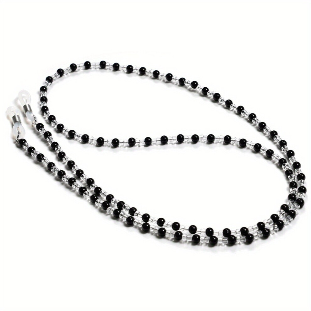 Beaded Glasses Chain Anti Slip Sunglasses Reading Glasses Lanyard Strap Stylish Face Covering Eyewear Retainer