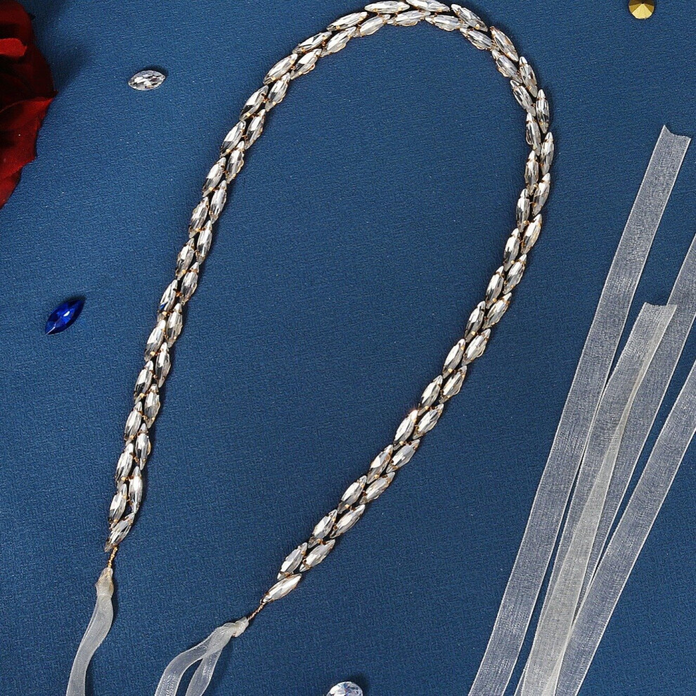 Rhinestone Sparkling Bridal Belt Lace Girdle Wedding Accessories-image-OPC-PC7MZ6H-NEW