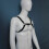 Mens Stage Performance Gothic Leather Suspenders 7