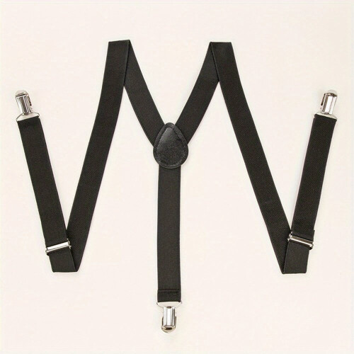 1pc Strap Clip Elastic Webbing Suspenders Belt Strong Clip Bib Straps Retro Strap