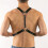 Mens PU Leather O Shaped Ring Harness Belt Adjustable Bondage Decor Belt 4