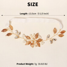 Rhinestone Faux Pearl Elastic Garter Bridal Wedding Dress Party Leg Strap Belt Band