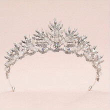 Baroque Princess Crystal Crop Head Jewelry Jewelry Headband Womens Hair Accessories