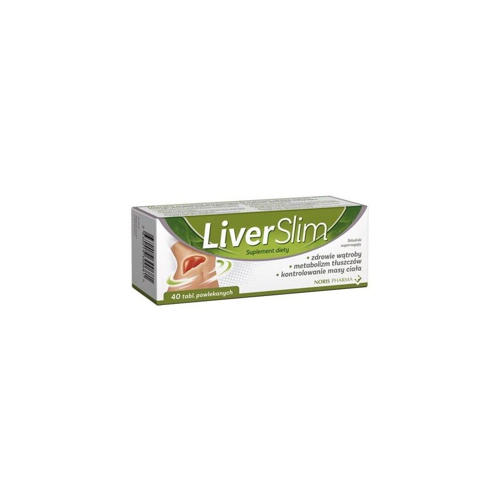 NORIS PHARMA Liver Slim, 40 tablets - Healthy Liver , diet