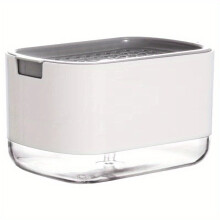 1pc Shoe Cleaner Press Box Liquid Dispenser Sponge Soap Box Rub Press Soap Box