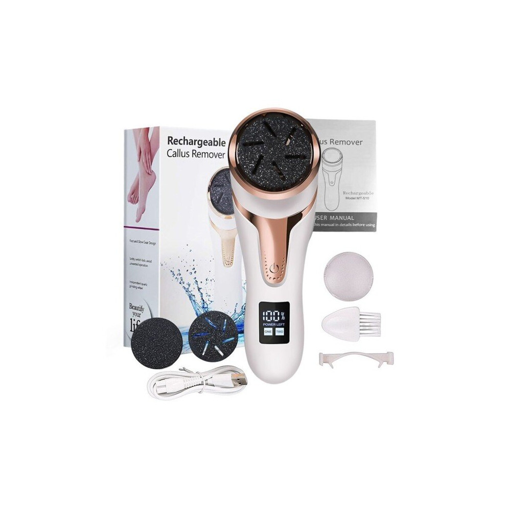 Geni-Store Multicoloured Electronic Foot Files Portable Electric Foot Callus Remover Foot Care Tool