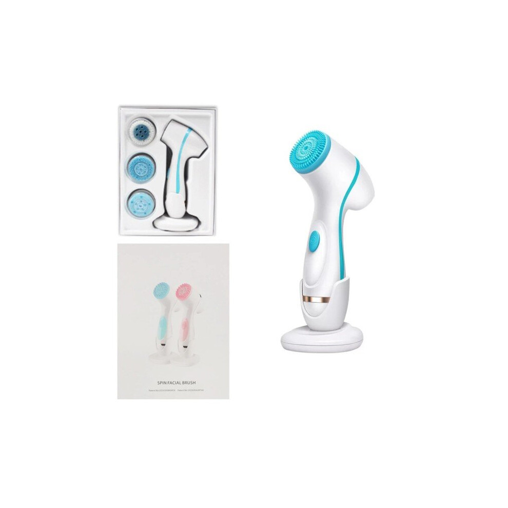 Facial Cleansing Brush Sonic Nu Face Spin Brush Set Galvanica Facial Spa System