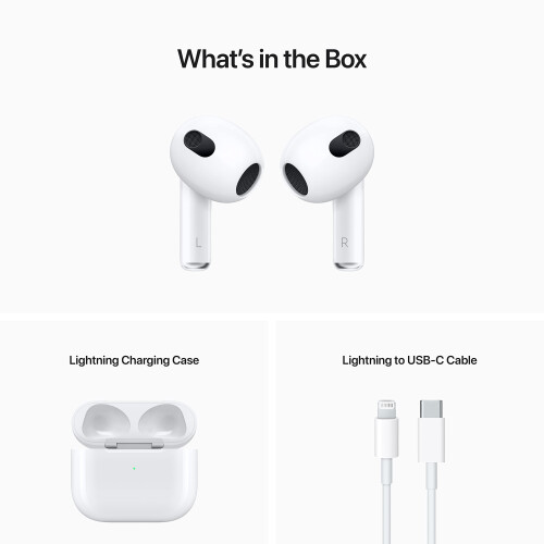 Apple Apple AirPods (3rd Generation) with Lightning Charging Case 1