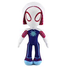 ( White) His Amazing Friends Gwen Spin Miles Morales Plush Doll Toy Spider Plush Kid Toy