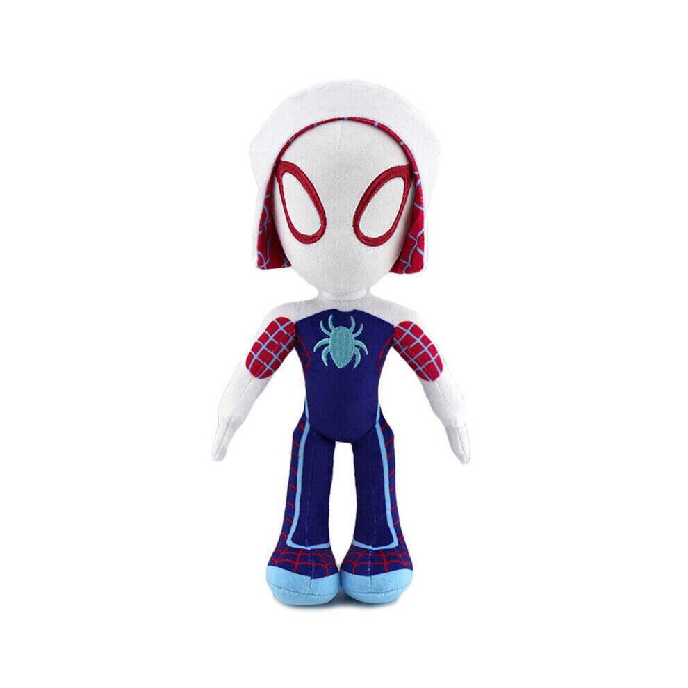 (  White) His Amazing Friends Gwen Spin Miles Morales Plush Doll Toy Spider Plush Kid Toy