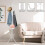 181CM White Coat Stand Coat Hat Jacket Umbrella Floor Standing Rack 4