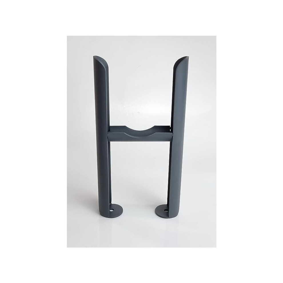 (3 Column) Manissa Anthracite Freestanding 3 Column Traditional Radiator Feet Central Heating And Electric 5065000320393