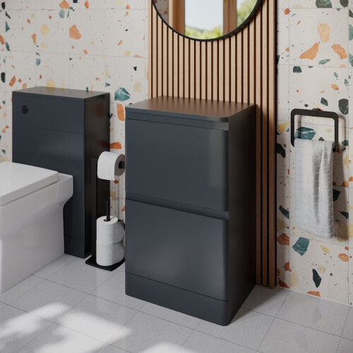 Regis Forma Anthracite Grey Freestanding Vanity Unit 500mm