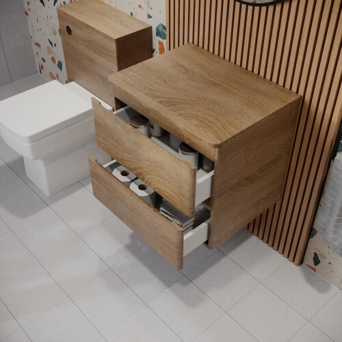 Regis Forma Wood Wall Hung Countertop Vanity Unit 600mm 1