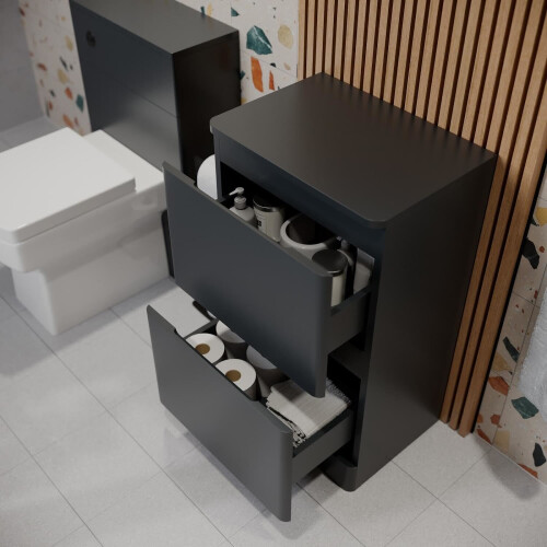 Regis Forma Anthracite Grey Freestanding Vanity Unit 500mm 1