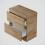 Regis Forma Wood Freestanding Vanity Unit 800mm 4