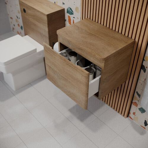 Regis Forma Wood Wall Hung Vanity Unit 500mm 1