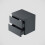 Regis Forma Anthracite Grey Wall Hung Vanity Unit 600mm 4