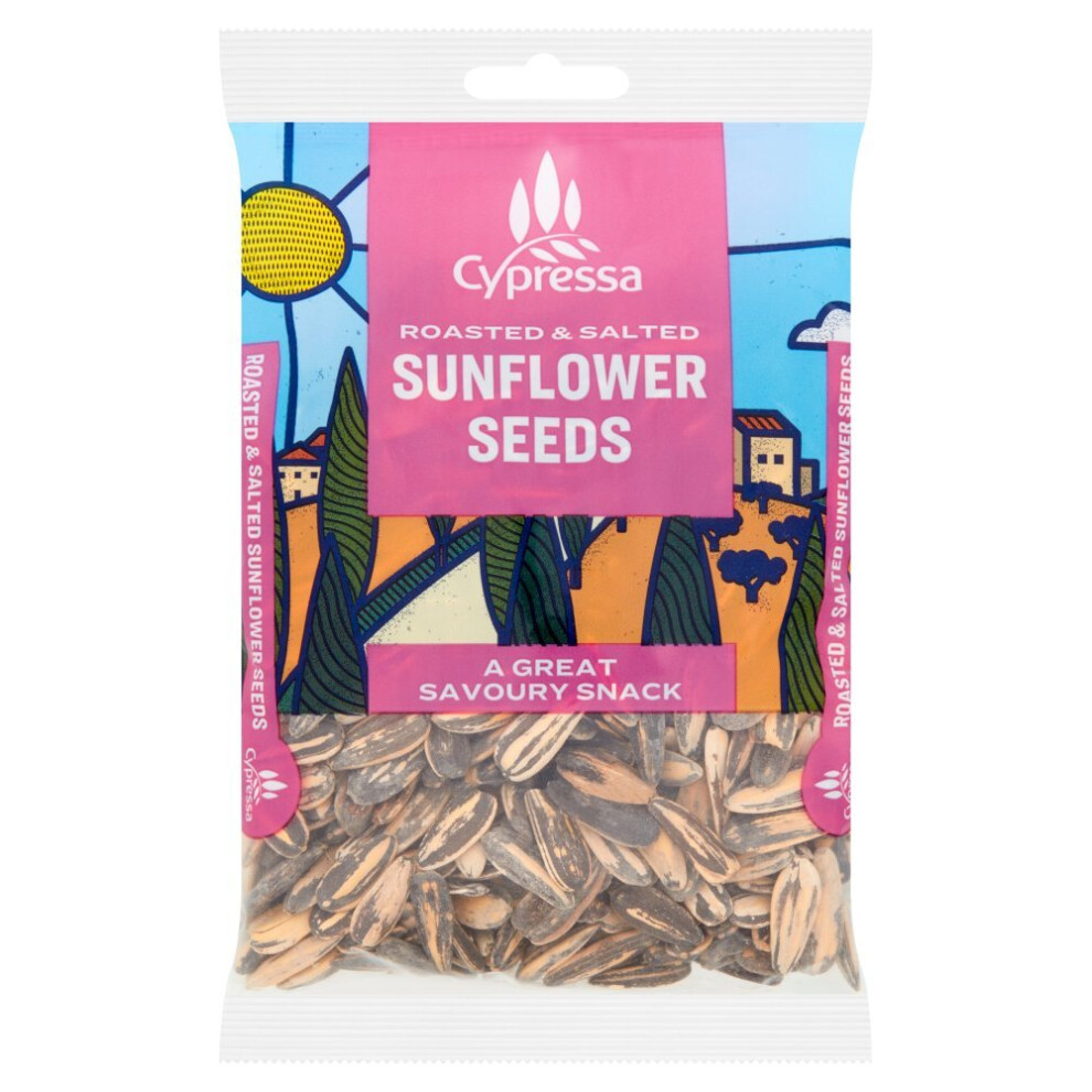 Cypressa Roasted & Salted Sunflower Seeds 100g ( pack of 10 )