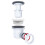 SPARES2GO Shower Trap for 90mm Tray Plug Hole 1.5" Drain Waste Dome Base Kit (Chrome Silver) 4